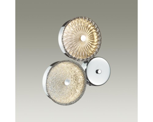 5416/14WL L-VISION ODL_EX23 11 хром/св.коричневый/св.серый металл/стекло Бра LED 14W 4000K CARAMELLA