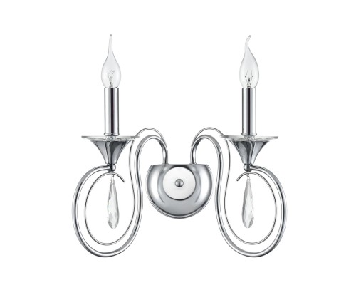 8032/2W CLASSI LN26 металл/хрусталь, хром/прозрачный Бра E14 2*40W 220V LAOKA