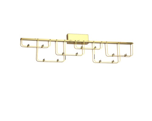 7060/12WL HIGHTECH ODL26 Настенный светильник  нерж/сталь золото  IP20 LED 12W 1080Лм 3000K 220V ZAHA