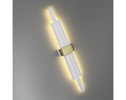 5686/18WL LEDIO LN23 054 золотой, белый Настенный светильник LED 18W 3000K 1350Лм 220V TOVE