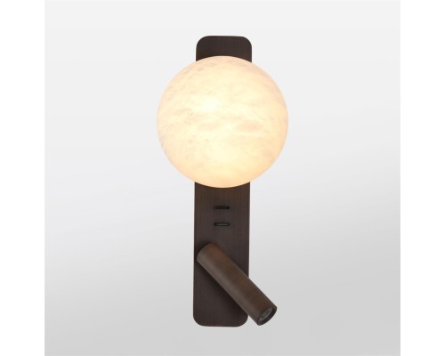 7163/9WL HIGHTECH ODL26 473 светильник металл/темн. латунь/алебастр IP20 LED 9W 787Лм 2700K 180° 220-240V ALBERGO