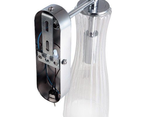 8269/1W NEOCLASSI хром/серый/прозрачный, металл/керамика/стекло Бра Е14 1*40W 220V EMILY