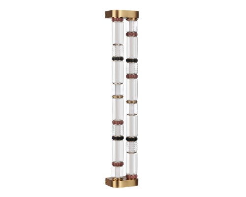 5455/60WL L-VISION ODL_EX26 043 сатин.латунь/терракот/черный Настенный светильник LED 60W 4000K COLLIER