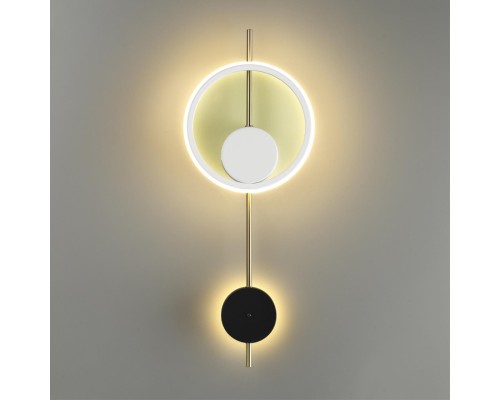 5691/13WL LEDIO LN23 058 белый, чёрный, золотой Настенный светильник LED 13W 3000K 820Лм 220V MARQUE