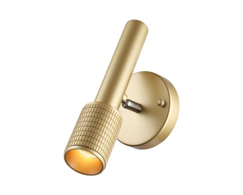 4237/1W HIGHTECH ODL21 169 золотист/металл Настенный светильник выкл на плафоне IP20 LED GU10 10W MEHARI