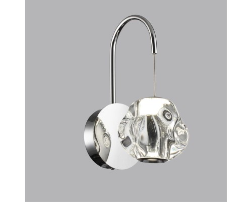 5084/5WL L-VISION  хром/прозрачный/металл/акрил Бра LED 5W 4000K 250lm JEMSTONE