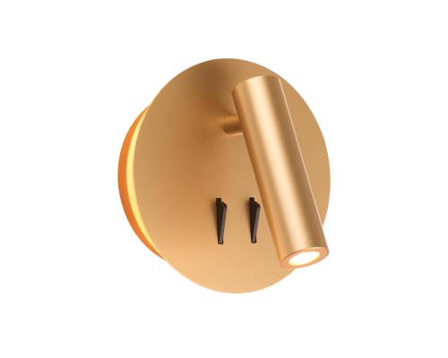 Накладной светодиодный светильник Odeon Light 3913/9WL Beam золотистый LED 9 Вт 3000K