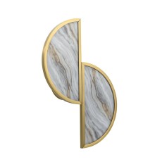 5448/2W L-VISION ODL_EX25 119 Настенный светильник бронзовый/металл/акрил/искусственный мрамор IP20 LED 2*G9 40W 220V TOSCANA