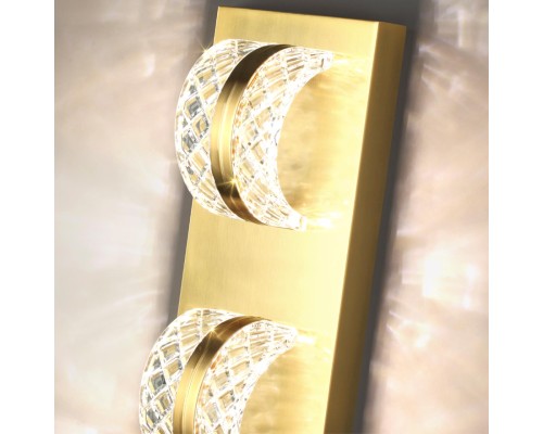 5030/8WL L-VISION ODL24 000 античн.бронзаметалл/акрил Бра LED 8W 4000K 367лм MIRAGE