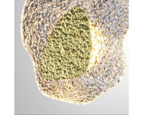 5460/12WLA L-VISION ODL_EX26 золотой/прозрачный/металл/стекло Настенный светильник LED x 12W 3000K CORALLA