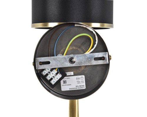 8406/1W MODERNI LN26 000 античная бронза/черный металл/текстиль Бра Е14 40W 220V DEMETRA