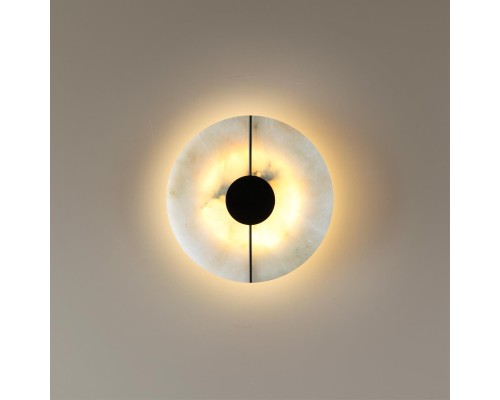 4311/12WL MIDCENT ODL22 125 светлый мрамор/черный металл Настенный светильник IP20 LED 12W 277Лм 3000K NAXOS