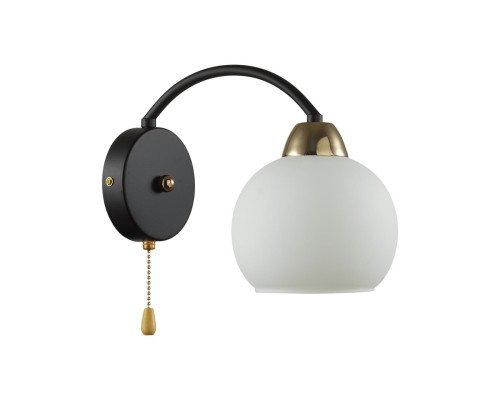 5648/1W COMFI LN23  чёрный, золотой Бра E27 1*60W 220V KODI