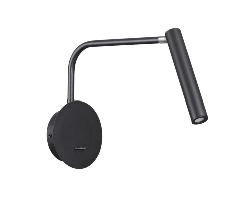 5637/3WLY УЦЕНКА(НЕВОЗВРАТНЫЙ ТОВАР) LEDIO LN26 434 чёрный Бра LED 2,5W 3000K 220V FINN