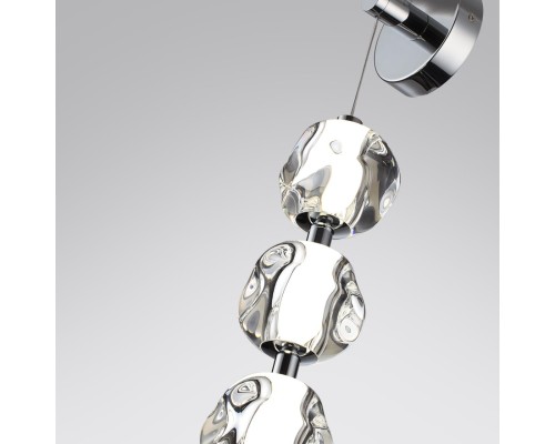 5084/17WL L-VISION  хром/прозрачный/металл/акрил Бра LED 17W 4000K 850lm JEMSTONE