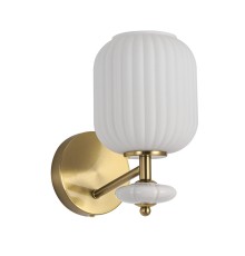 8334/1W MODERNI бронза/белый, металл/керамика/стекло Бра E27 40W 220V ALEGRA
