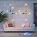 3900/10WB HIGHTECH ODL20 183 черный/металл Настенный светильник LED 4000K 10W 220V SATELLITE