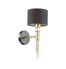 Бра Lumion 4516/1W античная латунь, черный E27 60W 220V SANTIAGO