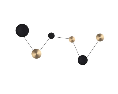 7115/36WL HIGHTECH ODL26 Настенный светильник  черный/бронза/металл IP20 LED 36W 1620Лм 3000K 220-240V GALAXY (ВМЕСТО 4211/51WL)