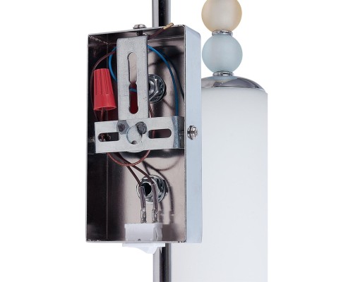 8271/1W NEOCLASSI хром/голубой/желтый/белый, металл/стекло Бра Е14 1*40W 220V TRACY