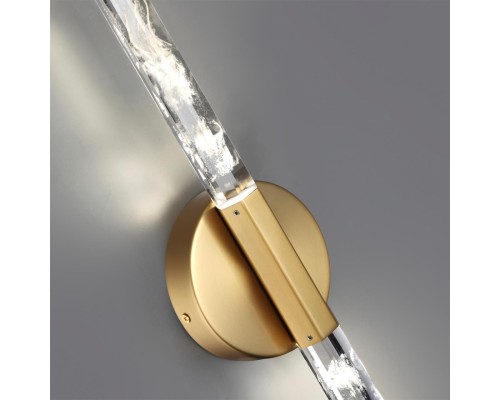 6679/6WL L-VISION ODL24 149 Настенный светильник античная бронза/металл/хрусталь IP20 LED 6W 360Лм 4000K ALETTA