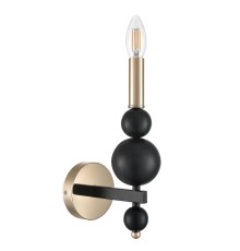 8106/1W MODERNI LN26 черный/золото, металл Бра E14 1*40W 220V NANA
