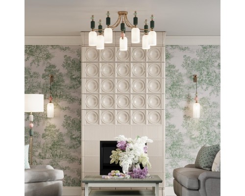 4861/1WA CLASSIC ODL_EX21 золото/раноцветн./керамика/стекло Бра E14 1*40W CANDY