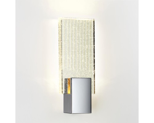 4363/5WL HIGHTECH ODL23 203 хром полированный/металл/стекло Настенный св-к IP20 LED 5W 261Лм 3000K RICCI