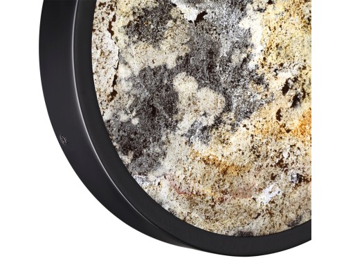 5064/15WL L-VISION ODL24 черн./серо-беж./металл/натур.камень/акрил Настенн.светильн. с переключ.цветов.темпер. LED 15W 3000К/4000K/6000K BERGI