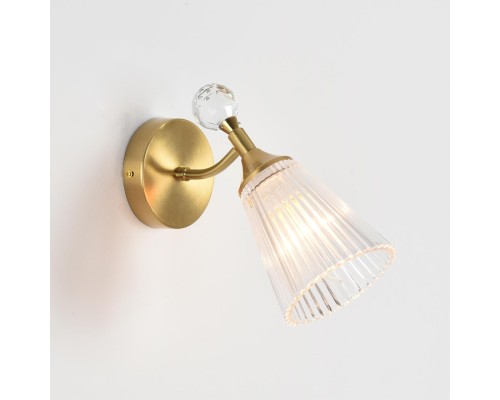 8046/1W CLASSI LN латунь/прозрачный, металл/стекло Бра E14 40W 220V AURICA