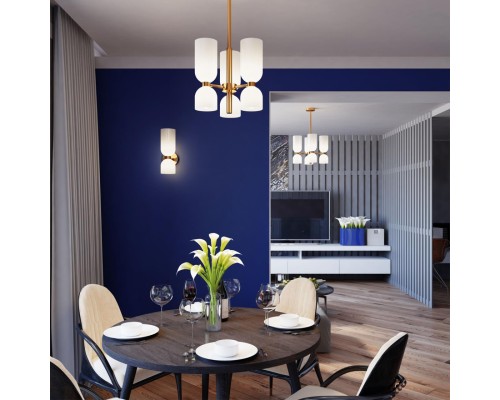 4798/2W MIDCENT ODL21 213 бронзовый/белый Бра с выкл. E14 2*60W ORINOCO