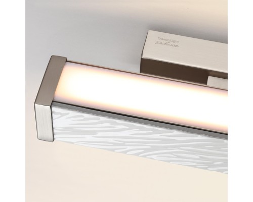 5451/10WL L-VISION ODL_EX26 017 белый/никель /металл/керамика/акрил Настенный светильник LED 10W 2000К/3000K/4000K RIVIERA