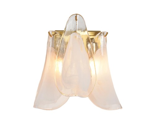 8385/1W NEOCLASSI LN золото/белый, металл/стекло Бра E14 40W 220V PLUME