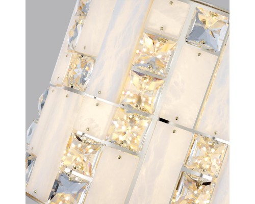 5072/28WL HALL ODL24 495 золото/прозрачный/белый/металл/хрусталь/алебастр Бра LED 15W 3700K CROSSA
