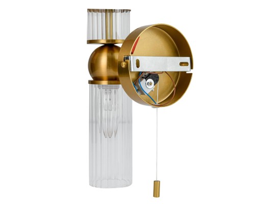 8276/1W MODERNI LN26 161 латунь/прозрачный, металл/стекло Бра Е14 1*40W 220V DENVER