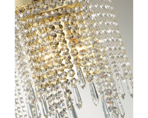 5028/2W MODERN ODL23 431 золотой/прозрачный металл/хрусталь Бра E14 2*40W CHOKKA