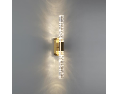 7145/10WL L-VISION ODL26 233 светильник античная бронза/хрусталь/металл IP20 LED 10W 900Лм 3000K 180° 220V PILAR