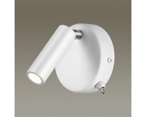 5221/3WL LEDIO LN22 000 белый Бра с выкл. LED 3W 3000K 330Лм  220V CHASE