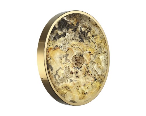 5079/40L L-VISION ODL24 зол./серо-бежевый/металл/натур.камень/акрил Настен.-потолочн. cветил.  с переключ.цветов.темпер. LED 40W 3000К/4000K/6000K BERGI