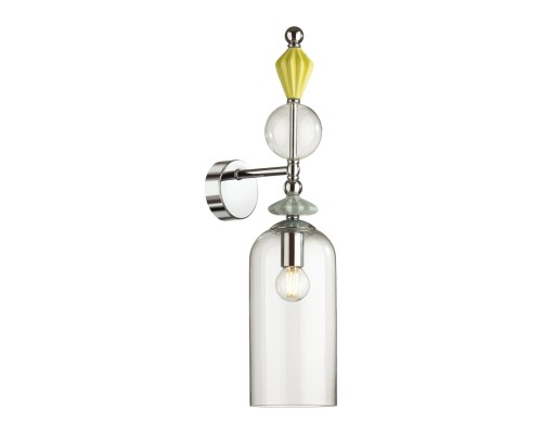 4893/1WA CLASSIC ODL_EX22 33 хром/раноцветн./керамика/стекло Бра E14 1*40W 4893/1WA BIZET