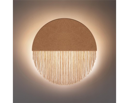 7073/8WL ECODESIGN ODL26 Настенный светильник  бежевый/пробка/нити/металл IP20 LED 8W 232Лм 3000K 220-240V CORK