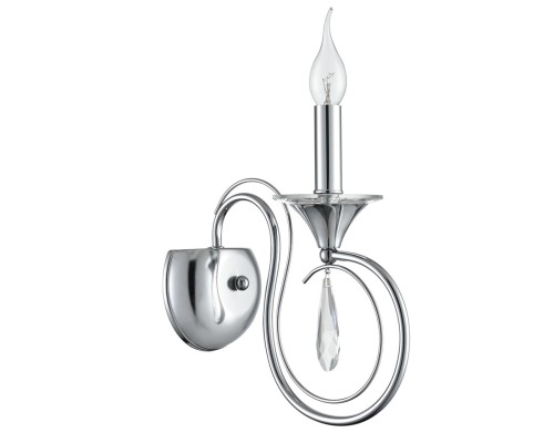 8032/1W CLASSI LN26 металл/хрусталь, хром/прозрачный Бра E14 1*40W 220V LAOKA