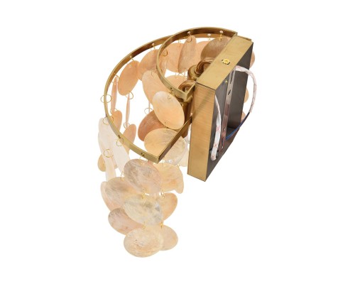 8386/2W MODERNI LN26 140 бронза/перламутровый, металл/ракушка Бра E14 2*40W 220V SHELLA