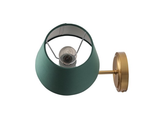 8275/1W CLASSI латунь/зеленый, металл/керамика/ткань Бра Е14 1*40W 220V VERMONT