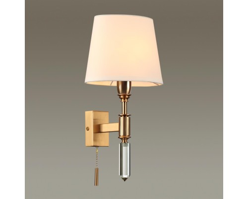 4894/1W MODERN ODL_EX22 161 бронзовый/белый/ткань Бра с выкл. E14 1*40W LONDON