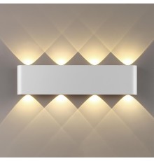 7192/8WL HIGHTECH ODL27 Настенный светильник белый/металл IP20 LED 8W 3000K 220V MAGNUM