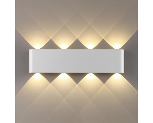 7192/8WL HIGHTECH ODL27 Настенный светильник белый/металл IP20 LED 8W 3000K 220V MAGNUM