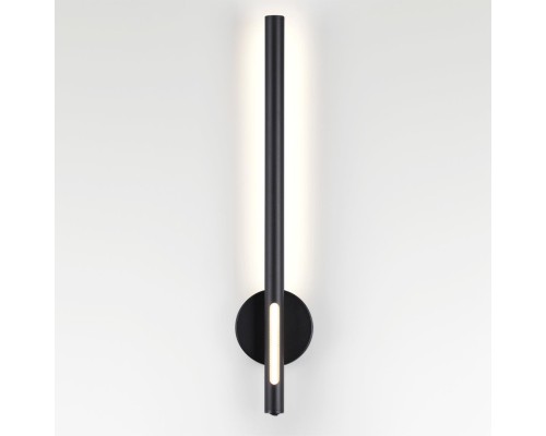 6643/10WL HIGHTECH ODL24 169 черный/металл/акрил Настенный светильник (выкл. на корпусе) IP20 LED 12W 3000K 220V MALI