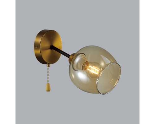 5649/1W COMFI LN23 000 чёрный, бронза Бра E27 1*60W 220V ODELL