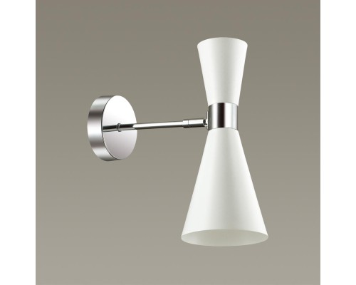 Бра Lumion 3661/1W Quinn хром/матовый белый E14 60 Вт